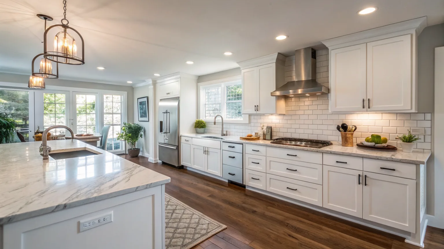 Beautifully remodeled kitchen with quality craftsmanship